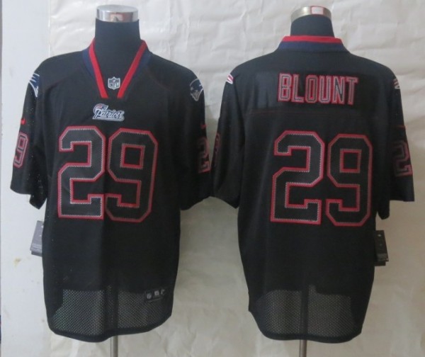 2014 Nike New England Patriots 29 Blount Lights Out Black Elite Jersey