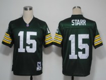 NFL Jerseys Green Bay Packers 15 starr green m&n