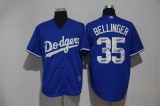 MLB Los Angeles Dodgers #35 Bellinger Blue Printed Jersey