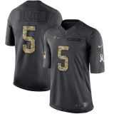 Nike Baltimore Ravens #5 Flacco Salute To Service Limited Jersey