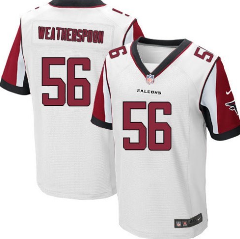 Atlanta Falcons #56 weatherspoon White Elite Jersey