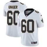 NFL New Orleans Saints #60 Unger White Vapor Limited Jersey