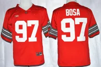 Joey Bosa Diamond Quest Ohio State #91 Buckeyes College Football Playoff Sugar Bowl Special Event Jersey - Red