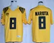 NCAA Oregon Ducks #8 Marcus Mariots Yellow Jersey