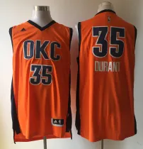 NBA Oklahoma City Thunder #35 Durant Orange Jersey