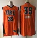 NBA Oklahoma City Thunder #35 Durant Orange Jersey