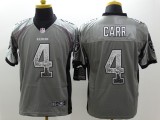 Nike Oakland Raiders #4 Carr Drift Fashion Black Elite Jersey