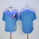 MLB Montreal Expos Blank Blue Throwback Jersey
