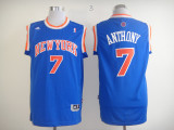 NBA New York Knicks #7 Anthony Blue Jersey