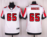 Nike Atlanta Falcons #65 Rodgers White Elite Jersey