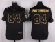 Mens Minnesota Vikings #84 Patterson Pro Line Black Gold Collection Jersey