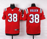 Nike New England Patriots #38 Bolden Elite Red Jersey