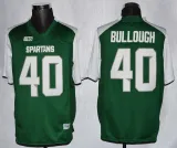 Michigan State Spartans #40 Max Bullough Green White Jersey