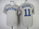 MLB Boston Red Sox #11 Clay Buchholz Grey Jersy