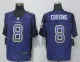 NEW Nike Minnesota Vikings 8 Cousins Drift Fashion Purple Elite Jersey