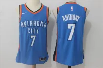 Nike NBA Oklahoma City Thunder #7 Anthony Blue Jersey