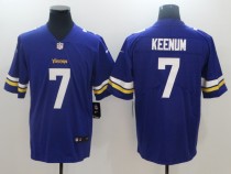 NFL Minnesota Vikings #7 Keenum Purple Vapor Limited Jersey