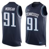 NFL Tennessee Titans #91 Morgan Blue Limited Tank Top Jersey