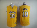 Adidas Los Angles Lakers #10 Nash Yellow Jersey