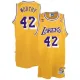 James Worthy Gold NBA Lakers Soul Swingman Throwback Jersey