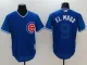 MLB Chicago Cubs #9 El Mago Nickname Blue Jersey
