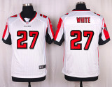 Nike Atlanta Falcons #27 White White Elite Jersey