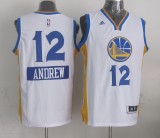 NBA Golden State Warriors #12 Andrew White Christmas 2015 Jersey
