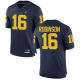 NCAA Basketball Michigan Wolverines #16 Robinson College Blue Jersey