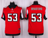 Nike Atlanta Falcons #53 Bradford Red Elite Jersey