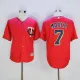 MLB Minnesota Twins #7 Mauer Red 2015 Jersey