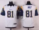 Nike St.Louis Rams #81 Holt White Elite Jersey