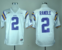 Nike LSU Tigers Rueben Randle 2 White College Football Jersey