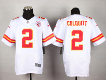Nike Kansas City Chiefs #2 Colquitt White Elite Jersey