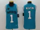 NFL Carolina Panthers #1 Newton Blue Color Rush Tank Top