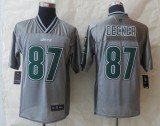 2014 New Nike New York Jets 87 Decker Grey Vapor Elite Jerseys