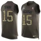 NFL Green Bay Packers #15 Starr Limited Green Salute to Service Tank Top