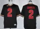 Florida State Seminoles (FSU) #2 Deion Sanders Black Jersey