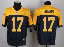 Nike Green Bay Packers #17 Adams Yellow Blue Elite Jersey