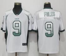 Nike Philadelphia Eagles #9 Foles Drift Fashion White Elite Jersey