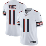 Mens Chicago Bears #11 White White Vapor Limited Jersey