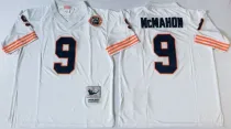 NFL Chicago Bears #9 McMahon White Throwback Jersey