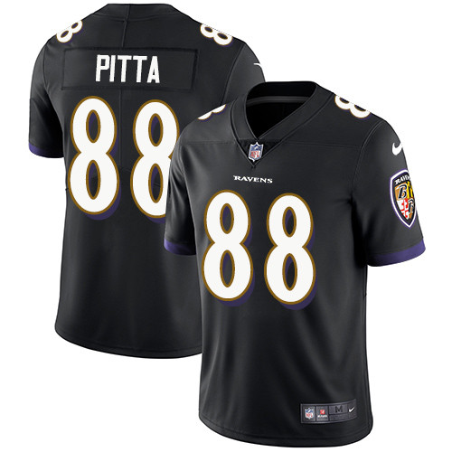 NFL Baltimore Ravens #88 Pitta Black Vapor Limited Jersey