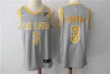 Nike NBA Cleveland Cavaliers #3 Thomas Grey New Jersey