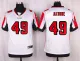 Nike Atlanta Falcons #49 Akunne White Elite Jersey