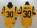 NFL Los Angeles Rams #30 Gurley II Yellow Vapor Limited Jersey