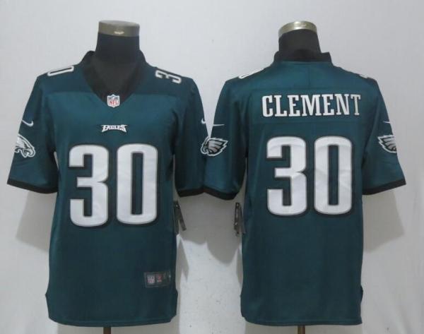 Nike Philadelphia Eagles #30 Clement Green Vapor Untouchable Limited Jersey