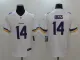 NFL Minnesota Vikings #14 Diggs White Vapor Limited Jersey