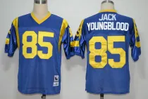 NFL Jerseys St. Louis Rams 85 Jack Youngblood Blue M&N