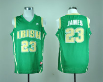 Nike St. Vincent-St. Mary High School Irish Lebron James 23 Green Basketball Throwback Jersey