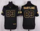 Mens Cleveland Browns #83 Hartline Pro Line Black Gold Collection Jersey